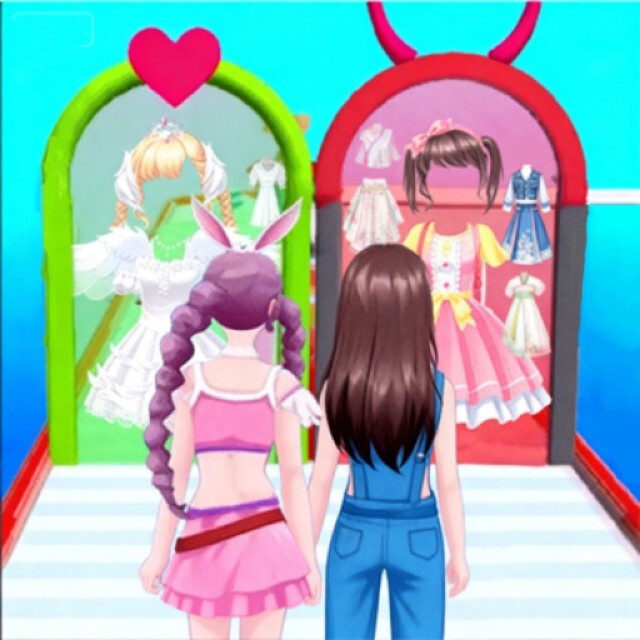 樱花换装跑酷小游戏