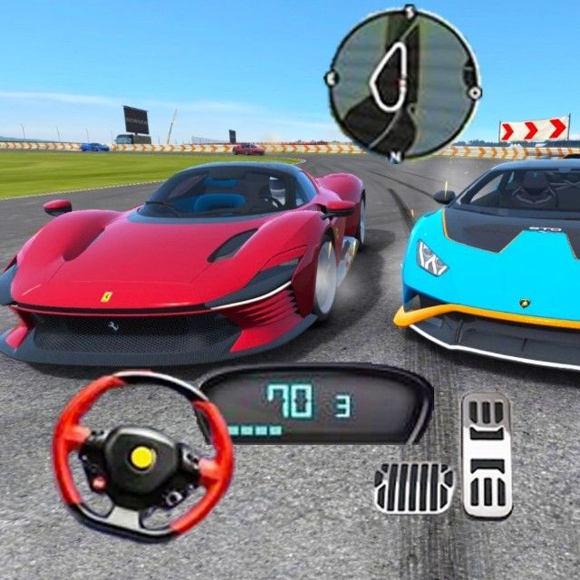 模拟开赛车