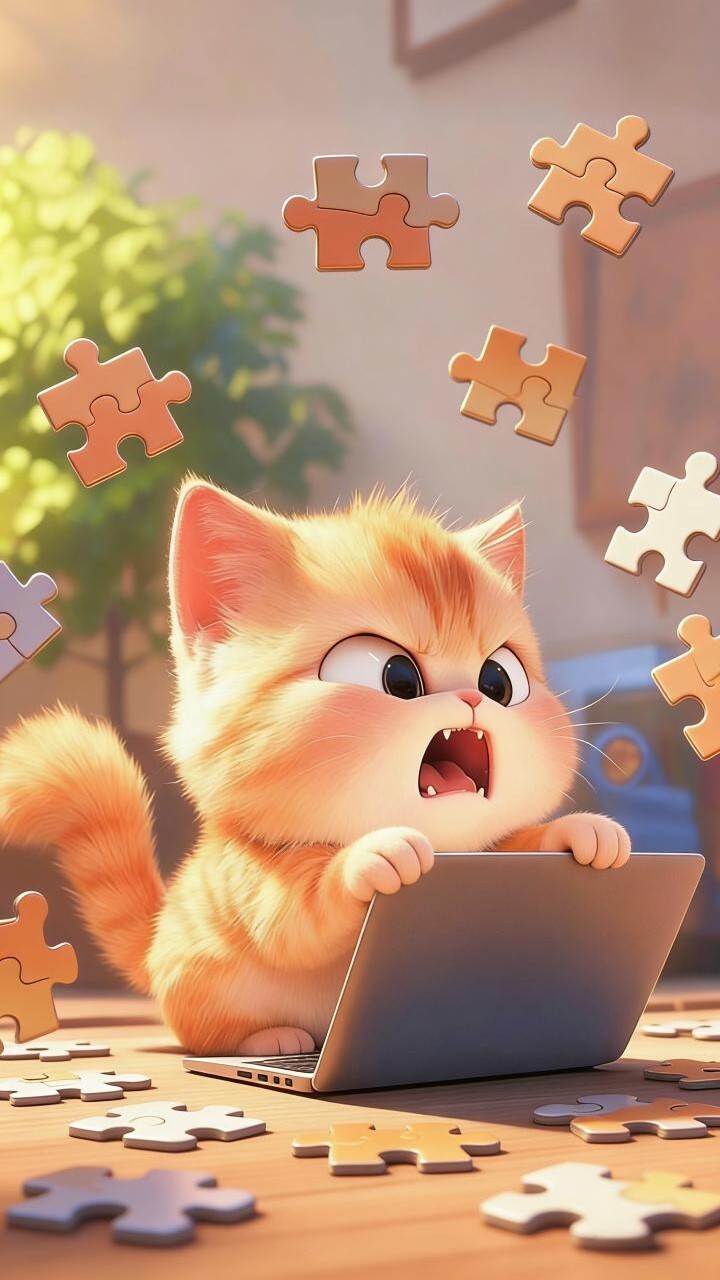 猫咪爱拼图