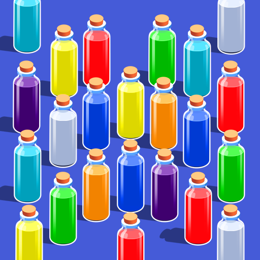 分类倒水瓶游戏