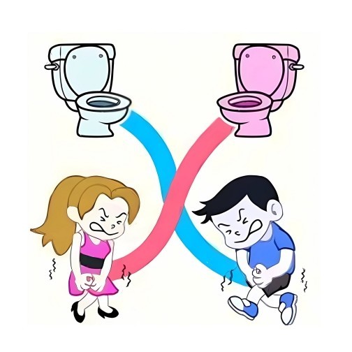 迷宫画线找厕所