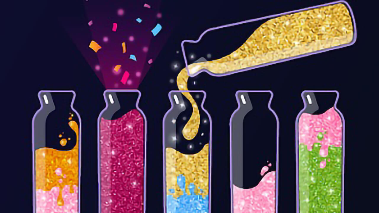 《彩色瓶子倒水游戏》游戏截图4