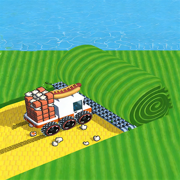 挖穿矿山小游戏