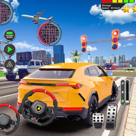 城市汽车模拟驾驶