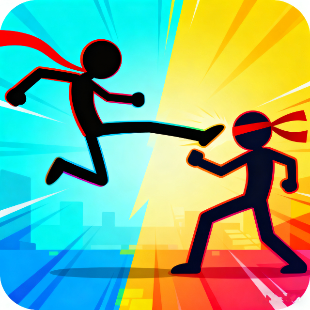 线条双人对决快打