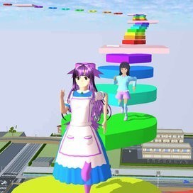 樱花小镇少女跑酷