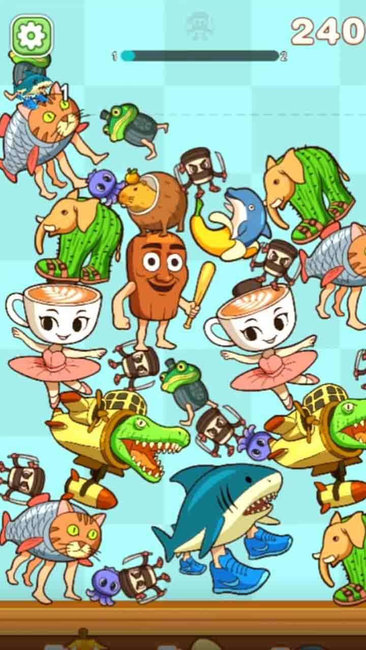 《山海经木棍人合成》游戏截图3