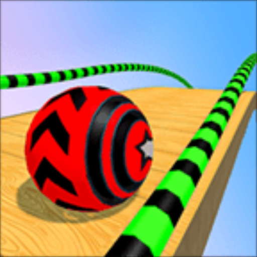 天空滚动球跑酷游戏