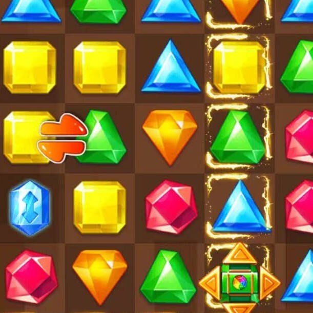 挖宝石消除游戏