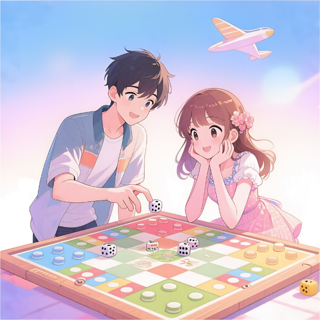 恋爱甜蜜飞行棋