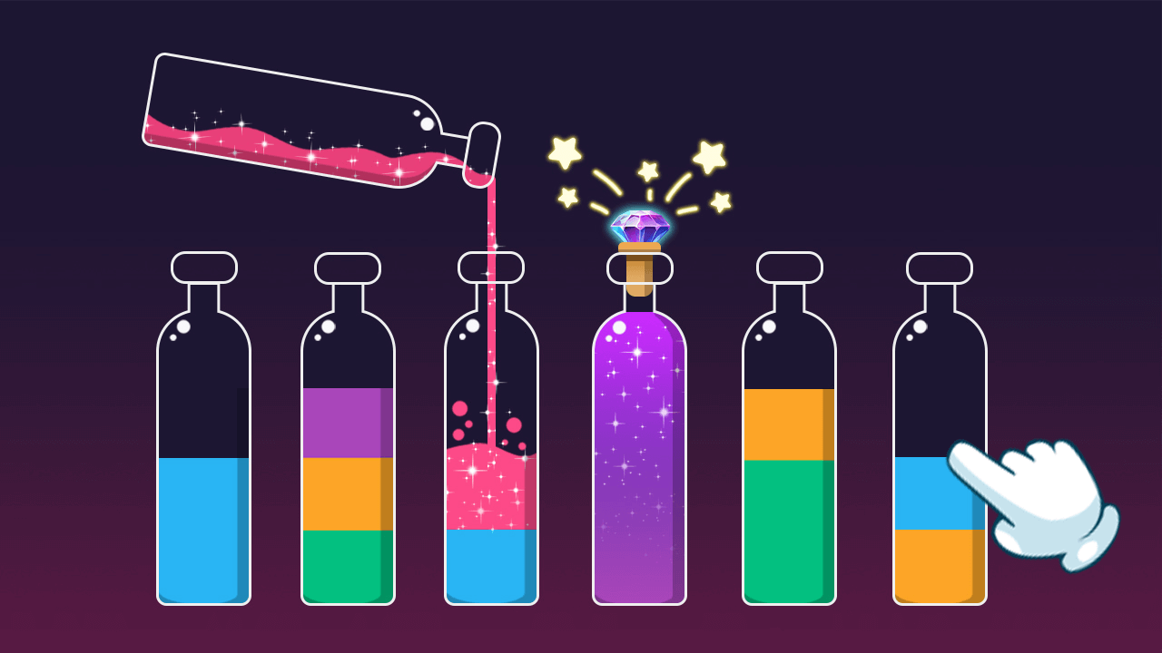 《倒水冲冲冲》游戏截图1