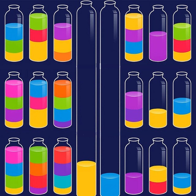 倒水瓶倒水游戏