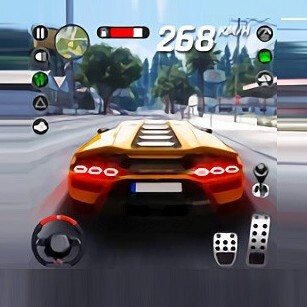 模拟驾驶赛车小游戏