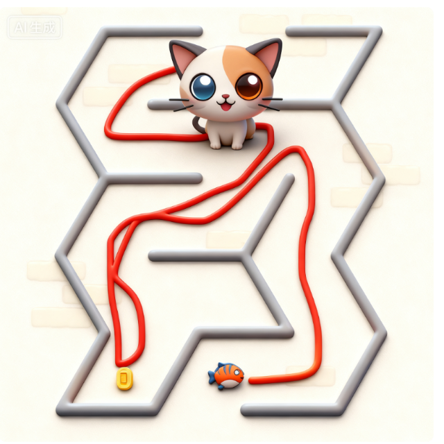 画线走迷宫闯关