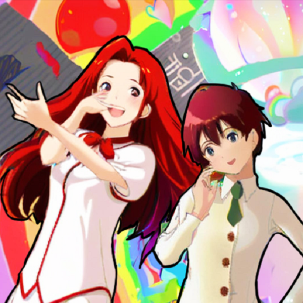 游乐场男女跑酷