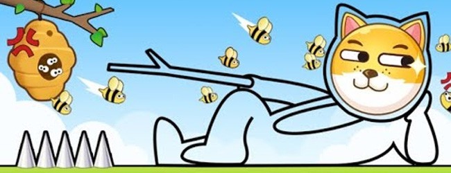 经典画线救狗头游戏