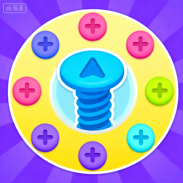 打螺丝钉消除游戏