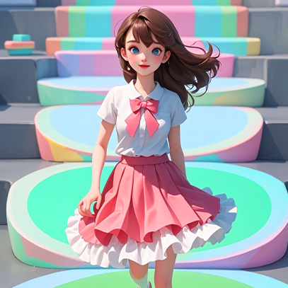 换装跑酷女生小游戏