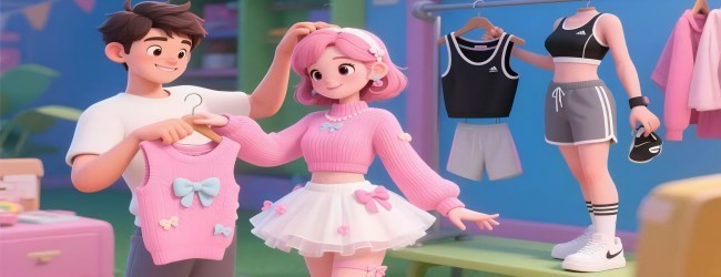 帮女友穿搭换装游戏