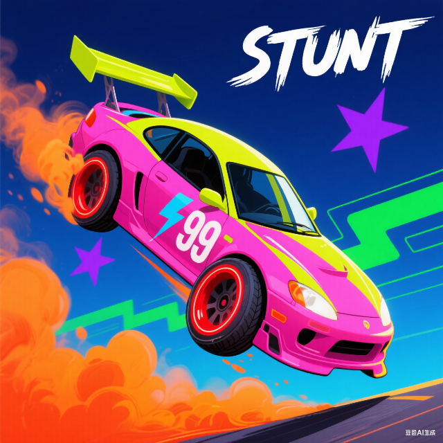 赛车特技闯关游戏