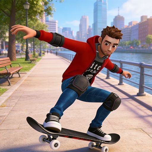 滑板跑酷模拟器