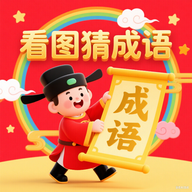 看图消字猜成语