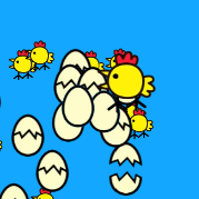 快乐小鸡儿童小游戏