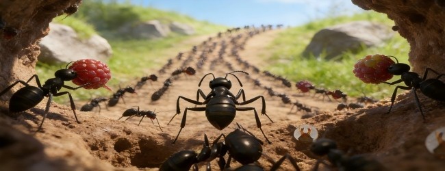 蚂蚁吞噬进化