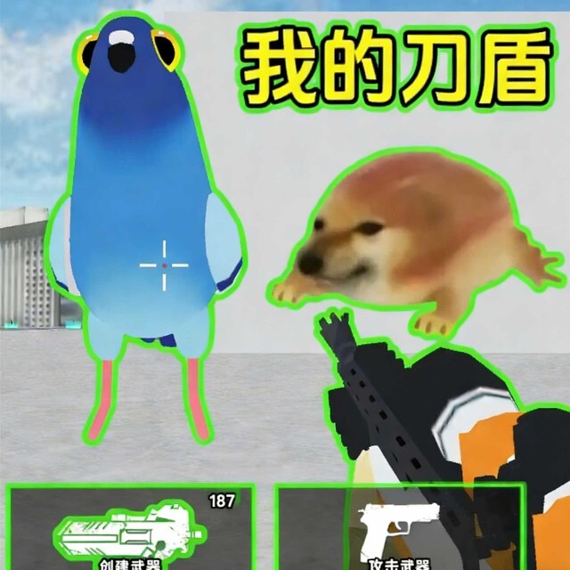 我的刀盾鸽子