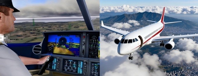 开飞机模拟器