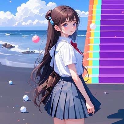 少女换装高中模拟冒险小游戏