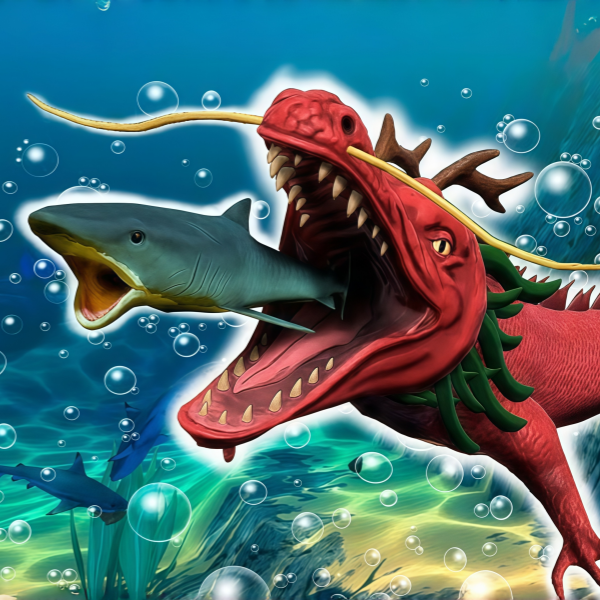 海底大鱼吃虾米