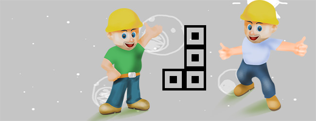 俄罗斯方块黑白版