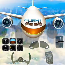 模拟驾驶飞机客机