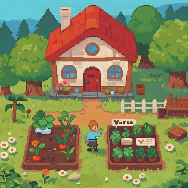 老王的四季菜园