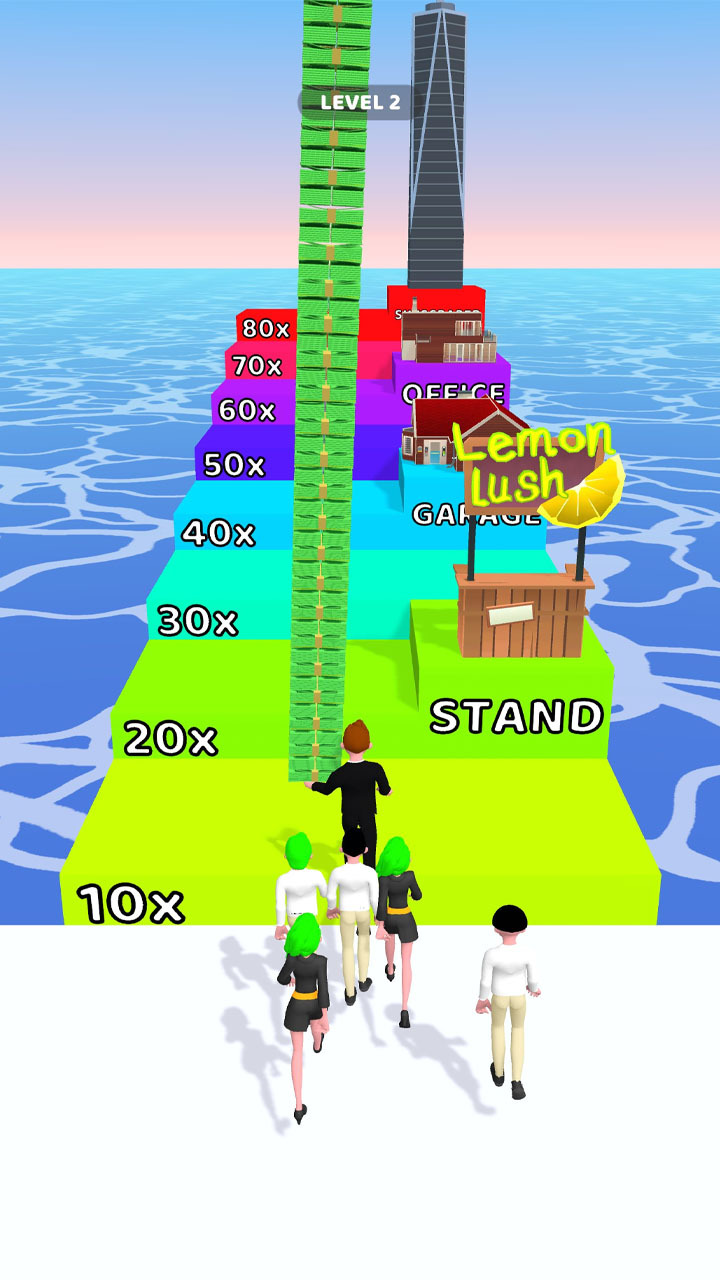 跑酷变富婆游戏