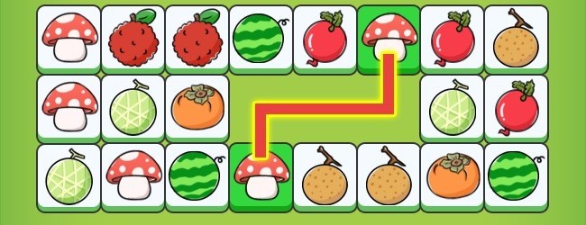 经典水果连一连