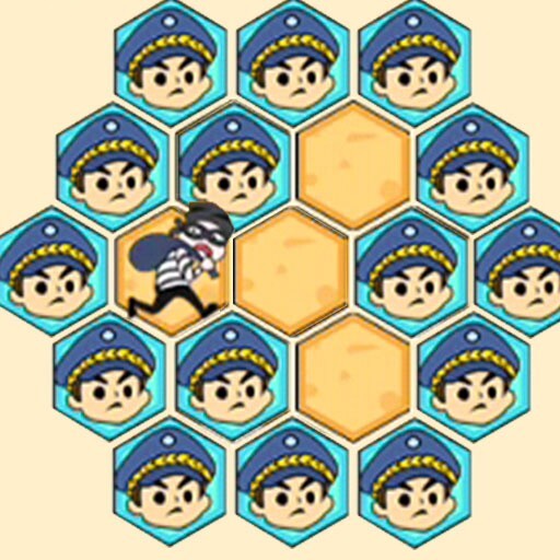 三个警察抓小偷游戏