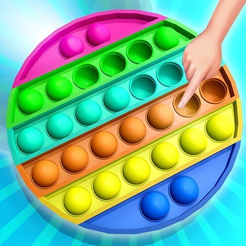 彩虹按按乐解压游戏
