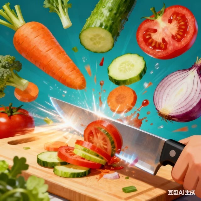 切蔬菜水果游戏