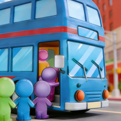 经典小人上车游戏