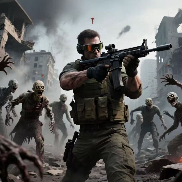 射击僵尸枪战游戏