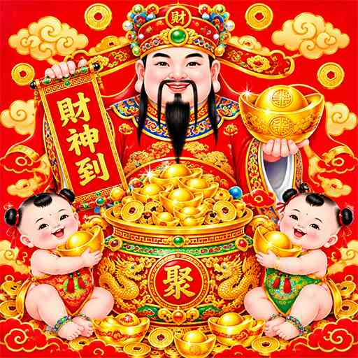 五路财神发发发