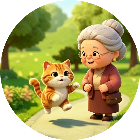 奶奶养猫