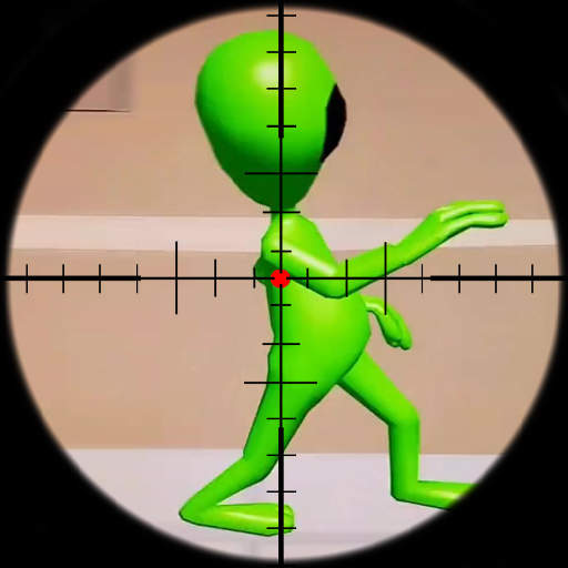 狙击瞄准枪打外星人