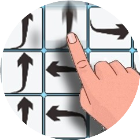 箭头消除小游戏