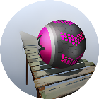 天空滚动球跑酷