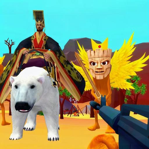 秦始皇骑白熊像素乐园