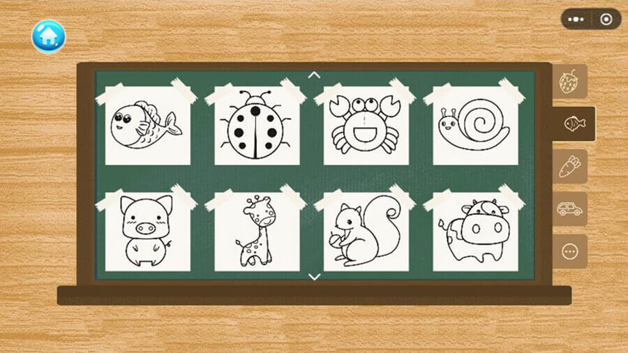 《涂鸦涂色画画板》游戏截图2