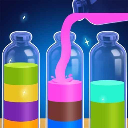 颜色瓶子倒水小游戏